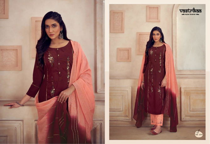  Mayra 1 Fancy Festive Wear Chinon Silk Readymade Suit Collection